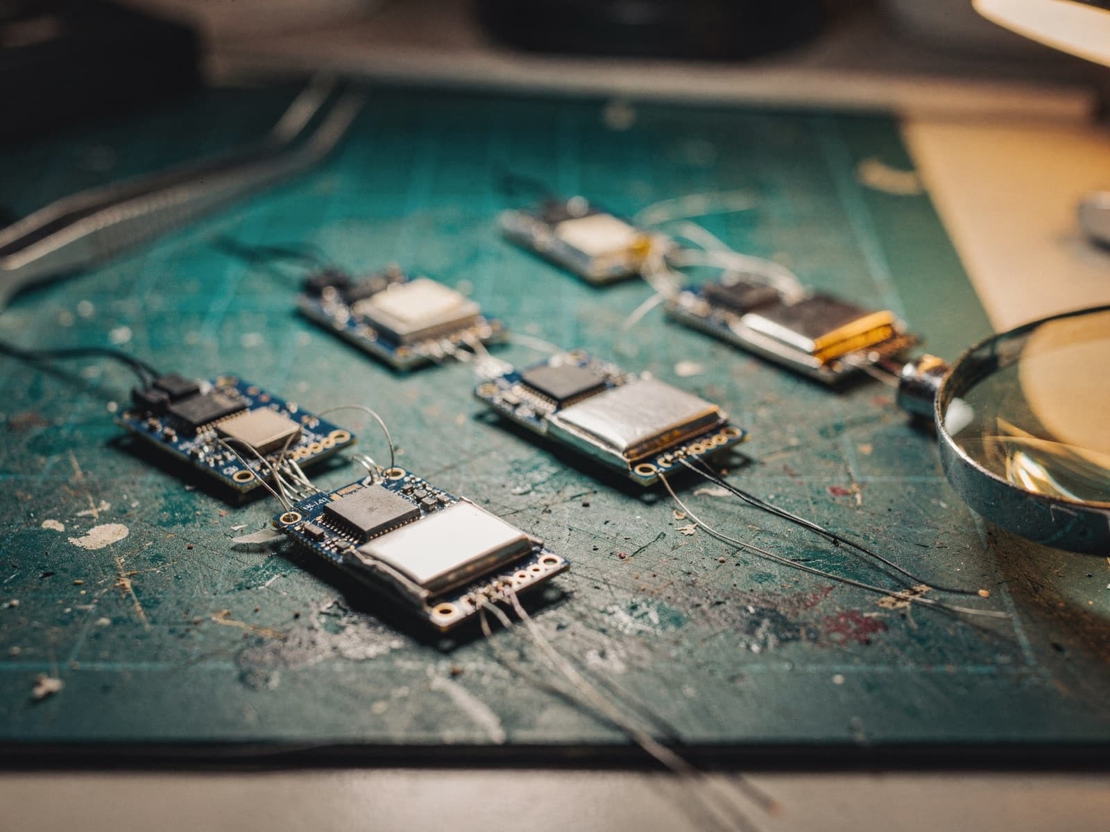 GPS-Tracker und NFC-Kampagnen bauen wir selbst — dort, wo die Ware ohnehin läuft.