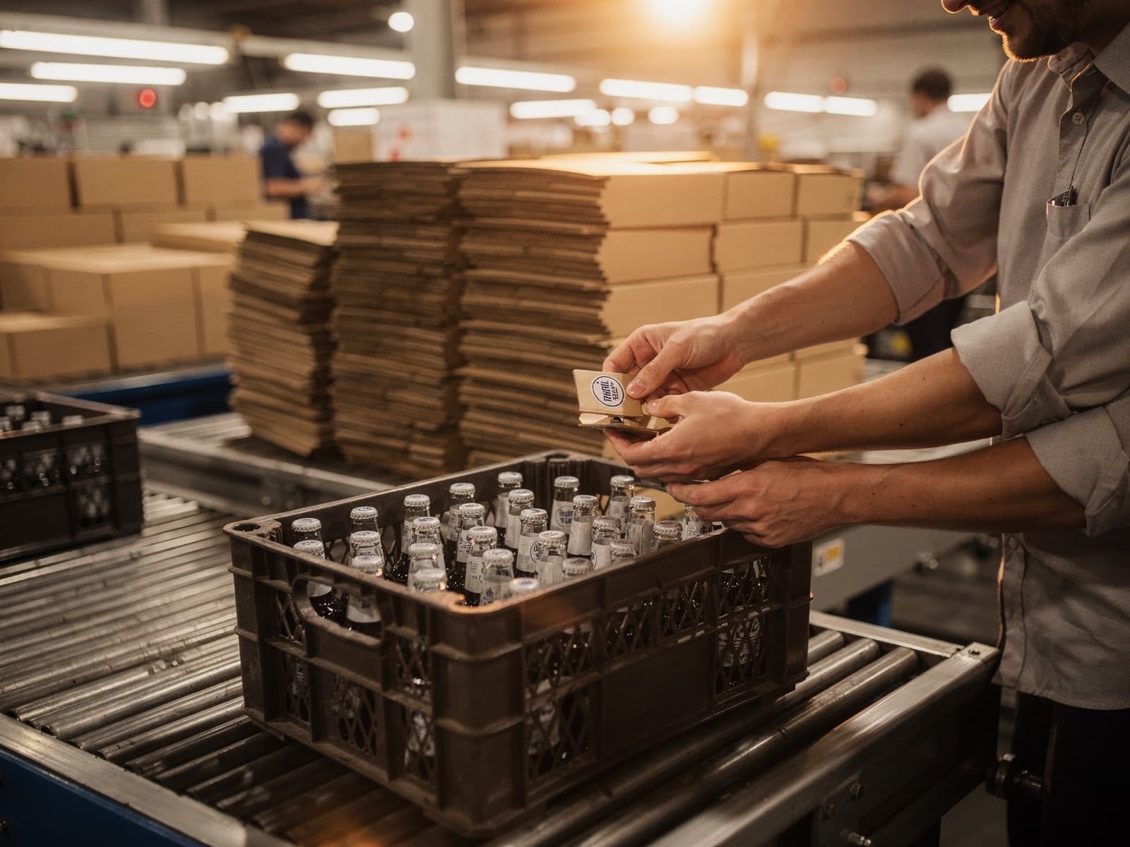 Konfektionierung und Distribution sind projektbezogene Arbeitsschritte.