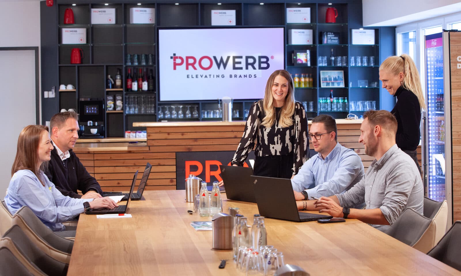 PROWERB Team bei einer gemeinsamen Projektbesprechung