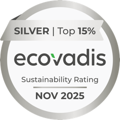 EcoVadis Silber — Nachhaltigkeits-Rating, Nov 2025