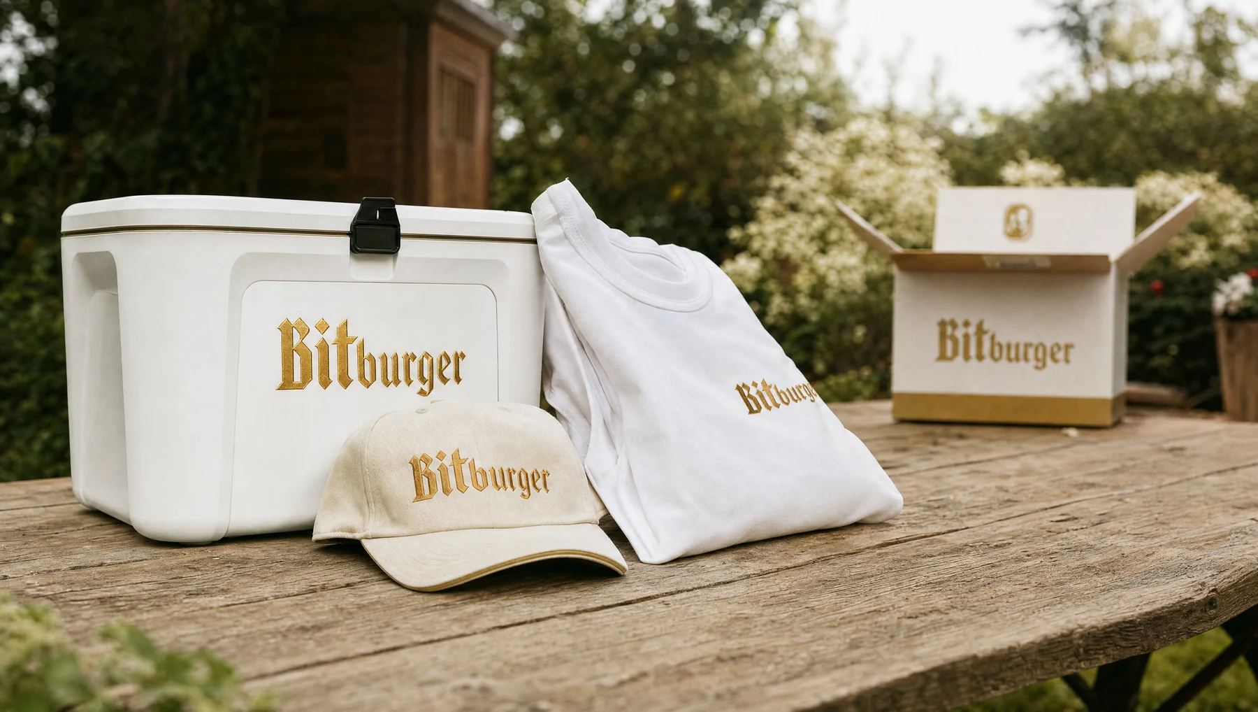 Prämien und Aktionsmaterial im sommerlichen Einsatz.