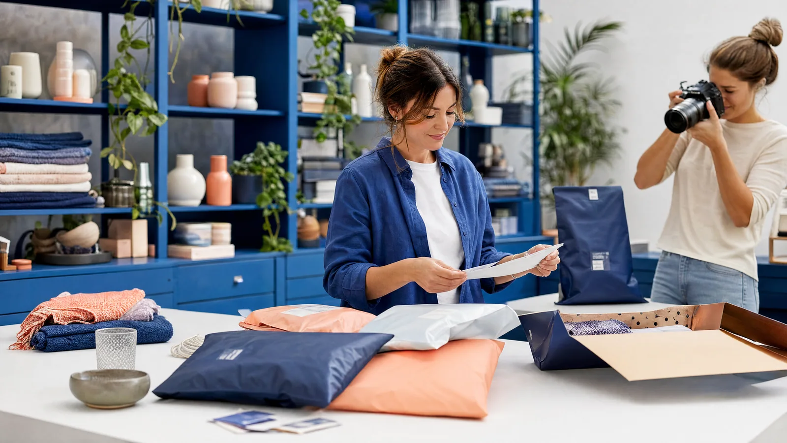 Prepared customer orders and product presentation in a retail fulfilment setting.