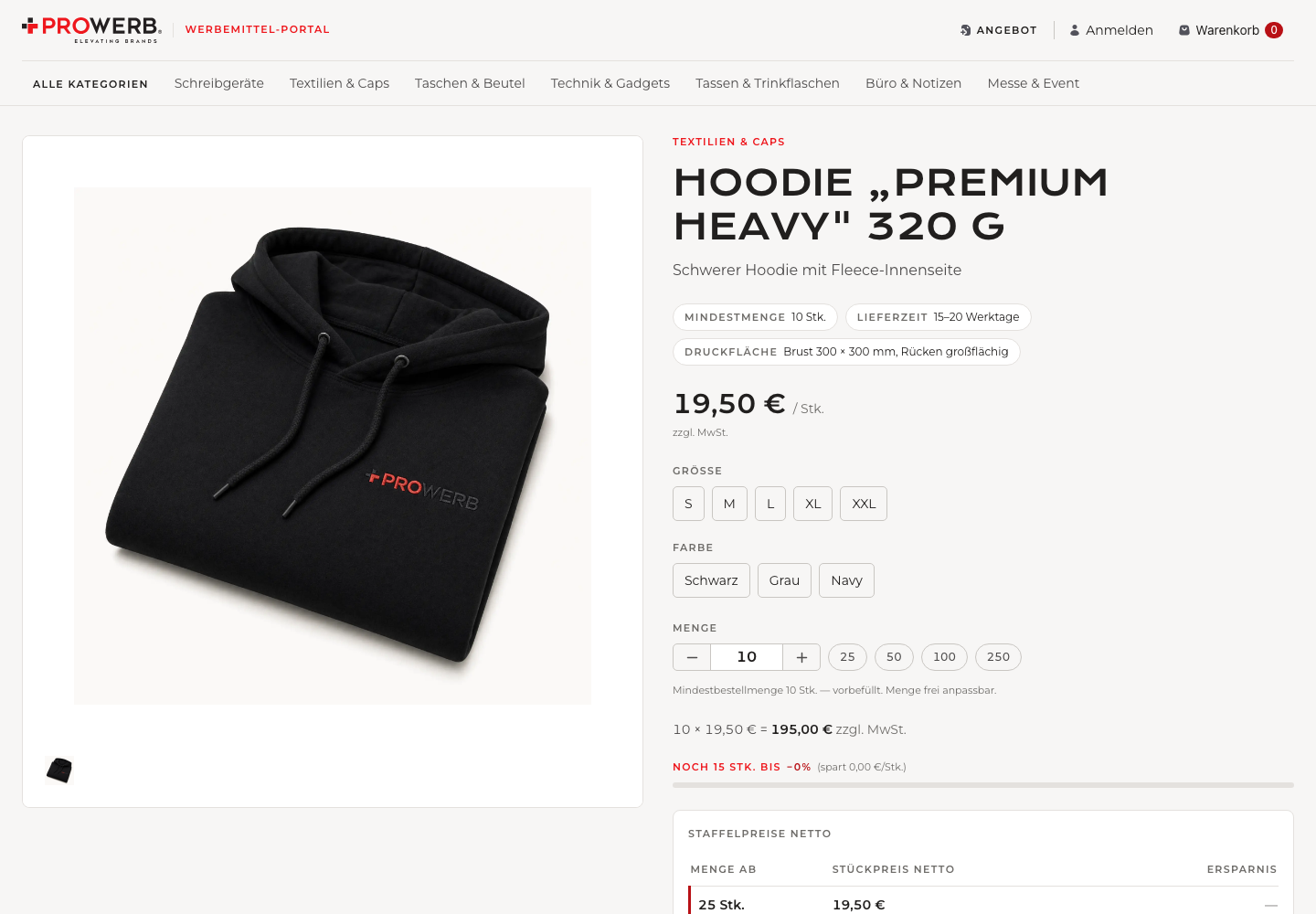Agora Produktdetailseite